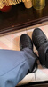 斯凱奇（SKECHERS）男士皮鞋秋季厚底休閑鞋商務(wù)通勤板鞋軟底舒適上班鞋210835 曬單實(shí)拍圖