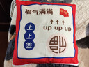 抱枕靠墊辦公室腰枕床頭靠枕汽車(chē)腰靠卡通風(fēng)可拆洗抱枕可機洗 顏色隨機 含枕芯 36cm*36cm 曬單實(shí)拍圖