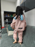 G.DUCKKIDS童裝女童秋裝套裝兒童衣服女大童春秋季拼色外套兩件套小學(xué)生夾克 83202粉色 150 尺碼11~12歲【140-150cm】 曬單實(shí)拍圖