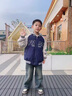 奧特曼童裝兒童棉服男童外套冬季2025新款加棉中大童男孩連帽棒球服上衣 藍(lán)色 120 建議110-120cm6-7歲 曬單實(shí)拍圖