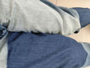 日著(zhù)原創(chuàng  )女裝水洗牛仔直筒褲2025年春季新款純棉寬松拼色休閑褲子 曠野藍 M 曬單實(shí)拍圖
