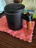 京東京造茶杯便攜式黑陶茶泡茶壺茶杯功夫茶具辦公杯隨身茶壺容量400ml 曬單實(shí)拍圖