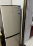 海爾（Haier）冰箱出品雙開(kāi)門(mén)二門(mén)177升冰箱家用小型冰箱租房省電不占地冷藏冷凍統帥家用小冰箱 以舊換新 177升雙門(mén)冰箱節能省電 兩天約用1度電 曬單實(shí)拍圖