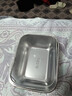 【帶蓋】不銹鋼保鮮盒食品級商用擺攤長(cháng)方形野餐盒專(zhuān)用多用盒冰凍 多用保鮮盒【帶蓋】 1個(gè) 曬單實(shí)拍圖
