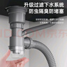 名爵（MEJUE）水槽廚房不銹鋼洗碗池洗菜盆一體盆單槽水池手工盆+抽拉龍頭2465 曬單實(shí)拍圖
