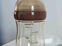 世喜新生兒防脹氣奶瓶0-1個(gè)月PPSU嬰兒仿母乳奶嘴240ml奶嘴孔隨機發(fā) 曬單實(shí)拍圖