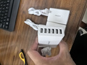 品勝（PISEN）多口usb充電器67W氮化鎵桌面充電頭適用蘋(píng)果16/15華為小米安卓手機平板typec插頭六口多孔排插插座 30W快充【6USB口】配1.2米電源線(xiàn) 曬單實(shí)拍圖