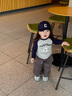 mlgt kids童裝女童秋裝套裝2025新款洋氣寶寶春秋季休閑工裝褲兩件套 藍(lán)灰小熊兩件套 120 曬單實(shí)拍圖