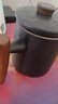 宅輕松 簡(jiǎn)約陶瓷茶水分離木柄泡茶杯家用辦公帶過濾公道復(fù)古山?；ú璞?曬單實(shí)拍圖
