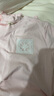 朵以（Duoyi）2025夏季新款簡(jiǎn)約舒適粉色刺繡T恤寬松蕾絲繡花正肩短袖女 水晶粉 S 曬單實(shí)拍圖