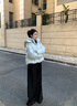 坦博爾【熱銷60萬件】泡芙短款可脫卸帽羽絨服女冬季面包服保暖外套520D 泡芙藍(lán) M (165) 曬單實拍圖