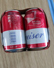 百威啤酒mini紅罐淡色拉格255ml*24聽小罐整箱裝濃郁麥香 七夕送禮  曬單實(shí)拍圖