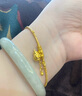 丹裴黃金流蘇葫蘆手鏈女999足金小金圈盤纏手鏈生日520送女朋友禮物 黃金流蘇葫蘆手鏈  約10.47克 曬單實(shí)拍圖