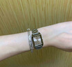 卡西歐（CASIO）手表女小方塊ins網(wǎng)紅復古學(xué)生考試時(shí)尚百搭簡(jiǎn)約指針石英女表禮物 LTP-V007D-4E 粉盤(pán)鋼帶 曬單實(shí)拍圖