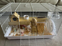 越瑞澤倉鼠籠子金絲熊籠子超大豪華別墅跑輪倉鼠窩夏天小倉鼠玩具用品 白色豪華款3件套【47*30*30cm】 【升級加密間距-耐啃咬防偷溜】 曬單實(shí)拍圖