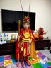孫悟空的衣服兒童齊天大圣套裝美猴王服裝孫行者猴子西游記演出服 大圣全套（有金箍棒）備注鞋碼 100 曬單實(shí)拍圖