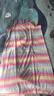愛(ài)慕兒童家居服睡裙女童春夏莫代爾吊帶睡裙女孩A類(lèi)睡衣AK144E551彩虹170 曬單實(shí)拍圖