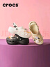 CROCS卡駱馳厚底云朵洞洞鞋|206750 骨白色-2Y2 37/38(240mm) 曬單實(shí)拍圖