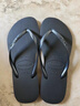 havaianas明星同款Slim細帶夾腳女人字拖平底海邊沙灘夏情侶拖鞋 0090-火耀黑 37-38 巴西碼 曬單實(shí)拍圖