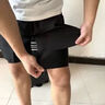 麓格立 泳褲男三件套游泳裝備泳鏡泳帽游泳套裝男泳褲防尷尬游泳沙灘褲 XL建議100-140斤褲子+泳鏡+泳帽 曬單實(shí)拍圖