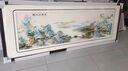 蘇繡千里江山圖刺繡客廳掛畫(huà)沙發(fā)背景西墻裝飾畫(huà)新中式農村中堂畫(huà) 《千里江山圖》精品蘇繡畫(huà) 85x205cm 高端實(shí)木立體框 曬單實(shí)拍圖