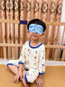 好視力兒童眼罩睡眠專(zhuān)用 好視力蒸汽眼罩6-14歲遮光桑蠶絲睡覺(jué)男女學(xué)生 6-15歲【卡通藍】雙面真絲 曬單實(shí)拍圖