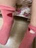 LangSha秋冬季兒童襪子女童棉透氣大中小童寶寶中筒棉襪加厚吸汗透氣襪子 顏色混搭【5雙裝】8972 均碼 20-22cm（適合32-36鞋碼） 曬單實拍圖