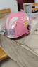 野馬（YEMA）兒童頭盔3C認證電動(dòng)車(chē)摩托車(chē)四季半盔男孩女孩新國標電瓶車(chē)安全帽3-16歲 萌粉快樂(lè )兔【透明長(cháng)鏡】 均碼-可調節（3-16歲適用） 曬單實(shí)拍圖