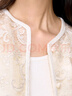 水云間·SHUI YUN JIAN女裝 優(yōu)雅氣質(zhì)新中式提花微透馬甲2025秋季新款 白色 M 曬單實拍圖