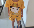 歌百夢(mèng)大膽龍衣 T恤搞怪抽象衣服搞怪休閑惡搞夏季情侶龍圖兩件套 黃色(龍圖)短褲 XS 50-60斤【中小學(xué)生】 曬單實(shí)拍圖
