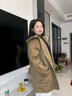 MsShe【100%綿羊毛】大碼女裝2025秋冬裝胖mm連帽雙面呢毛呢外套 【中長(cháng)款】茶棕色25年11月10日到貨 偏小半個(gè)碼 3XL 曬單實(shí)拍圖