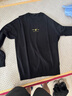 卡賓男裝 膠原蛋白針織衫秋新款金線刺繡LOGO線衫舒適毛衣暖A 煤黑色01 XL /180/52 曬單實拍圖