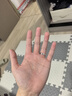 老銀匠s999足銀情侶戒指女光面閉口素圈簡約可刻字足銀男女款情侶戒指 19號/周長58.7mm 可刻字/含證書 曬單實拍圖