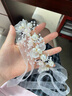 眺德高兒童花環(huán)頭飾女童演出頭箍公主發(fā)飾花童婚禮頭花發(fā)箍女孩森系花朵 花環(huán)【白色】 曬單實拍圖