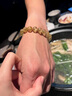 雙萍巴西金發(fā)晶手鏈女黃發(fā)晶招財水晶金鈦晶手串男轉運珠情侶禮物飾品 10mm精選金發(fā)晶 曬單實(shí)拍圖