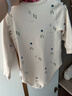 babylove嬰兒包屁衣秋季長(cháng)袖男女寶寶三角哈衣休閑居家爬服松間明月 松間明月 80cm 曬單實(shí)拍圖