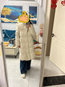 美力城羽絨服女時(shí)尚超輕泡芙鵝絨服長(cháng)款外套女加厚上衣女6051 灰色   XL 曬單實(shí)拍圖