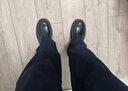 井邁【牛皮】馬丁靴男高幫皮鞋英倫風(fēng)中幫工裝黑色機(jī)車春秋款透氣潮鞋 黑色中幫系帶【春夏款】 41 標(biāo)準(zhǔn)碼 曬單實拍圖