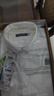 十如仕襯衫男長(cháng)袖高端白襯衣純棉高支免燙抗皺商務(wù)休閑正裝  301 白色常規版 均碼 41/84【175/96A】 曬單實(shí)拍圖