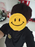 TOUCHPOINT輕奢潮牌雙紗純棉圓領短袖T恤男夏寬松百搭字母獅子印花打底體恤 A624短袖 黑色 L （120-140斤） 曬單實拍圖