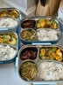 美廚（maxcook）304不銹鋼飯盒微波爐飯盒4格保溫學(xué)生飯盒配餐具1.6L隨機(jī)MCFT5623 曬單實(shí)拍圖