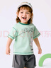 巴拉巴拉寶寶打底衫嬰兒t恤男童短袖女上衣2025夏季寬松時尚208225117221 曬單實拍圖