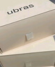 ubras【2件裝】無尺碼免拆V領(lǐng)內(nèi)衣女背心美背粉底液色文胸罩無痕隱形 裸感膚+燕麥奶 白T搭子 曬單實拍圖