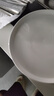 幾物森林 陶瓷盤家用白瓷盤子9英寸中式餐盤菜盤平盤牛排盤水果盤 2只裝 曬單實拍圖