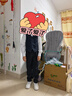 羅蒙兒童西裝套裝男童主持人花童禮服演出服 藍線(xiàn)格五件套 130 曬單實(shí)拍圖