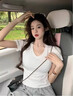 韞舜內衣女士文胸小胸聚攏防滑抹胸式裹胸隱形少女無(wú)鋼圈美背胸罩衣薄 白色(配原色肩帶+透明肩帶) M 【34/75ABC】 推薦95-110斤 曬單實(shí)拍圖