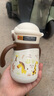 NEVS兒童保溫杯316不銹鋼嬰兒學(xué)飲吸管杯寶寶水壺直飲泡奶瓶-奶格米 曬單實(shí)拍圖