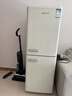 德姆勒（DEMULLER）復古冰箱小型大容量家用租房電冰箱 化妝品靜音強勁網(wǎng)紅冰箱冷藏冷凍節能 BCD-185芝士白【上冷藏下冷凍】 曬單實(shí)拍圖