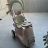 bebehaha搖搖樂(lè )嬰兒推車(chē)搖一搖遛娃神器二合一兒童手推車(chē)1-5歲英倫粉-帶篷 曬單實(shí)拍圖