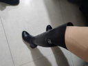 雅格羅伊過(guò)膝蓋的長(cháng)筒靴真皮的粗跟長(cháng)靴女過(guò)膝高筒靴高跟加絨皮靴大碼女靴 黑色牛皮[絨毛里] 35 曬單實(shí)拍圖